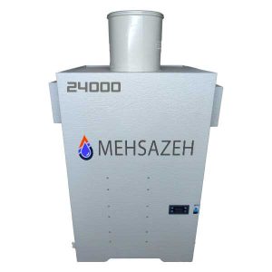 نمای جلویی رطوبت‌ساز صنعتی مدل 24000 با پنل کنترل دیجیتال پیشرفته و طراحی بدنه ABS مقاوم