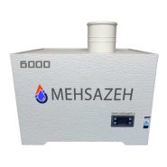 نمای جلویی رطوبت‌ساز صنعتی مدل 6000 با پنل کنترل دیجیتال و طراحی بدنه ABS