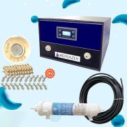 پکیج مه‌پاش کم‌فشار ۱۰ بار با ۲۰ نازل برای خنک‌سازی فضای باز